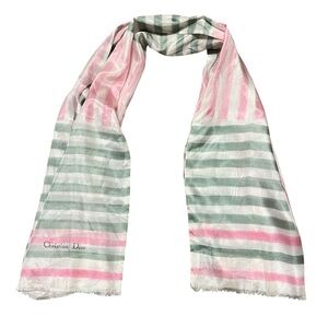 Vintage Christian Dior 100% Silk Scarf
